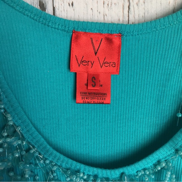 Cute camisole with embellishments (S) cotton - Picture 2 of 3